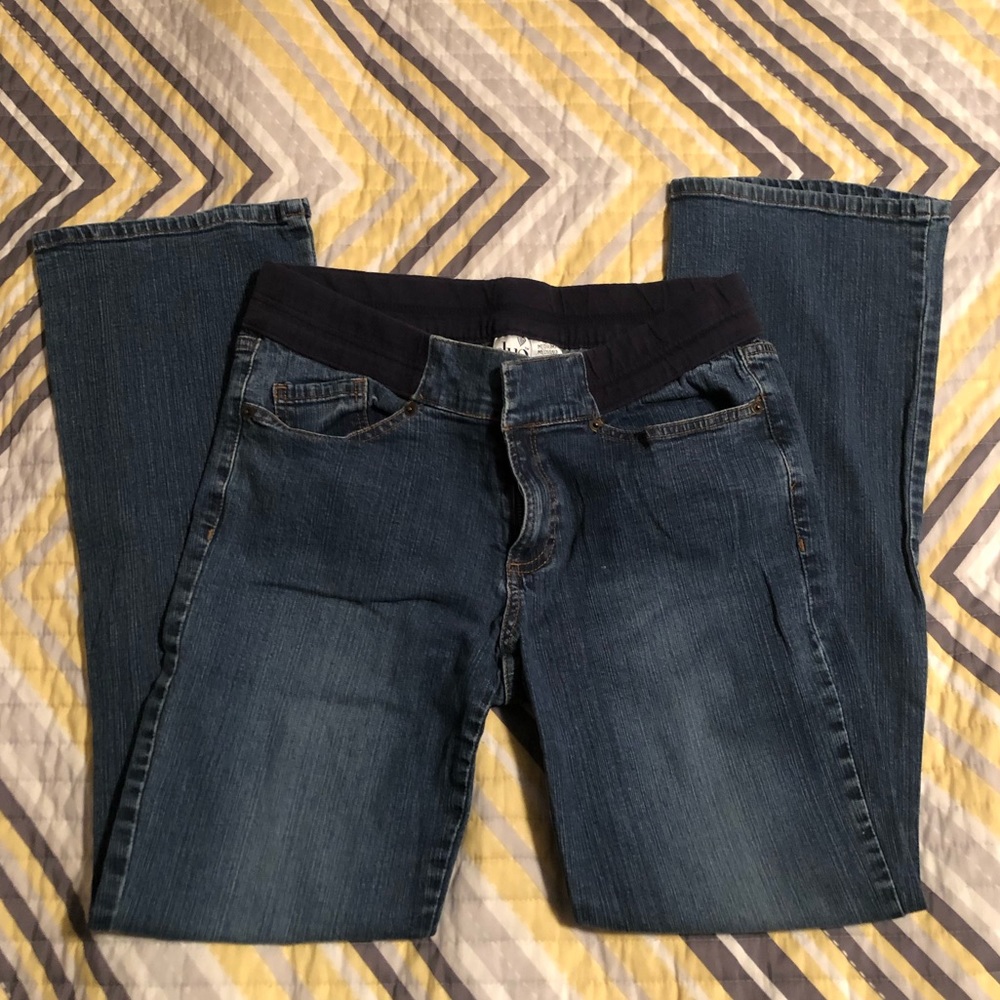 Bootcut maternity jeans